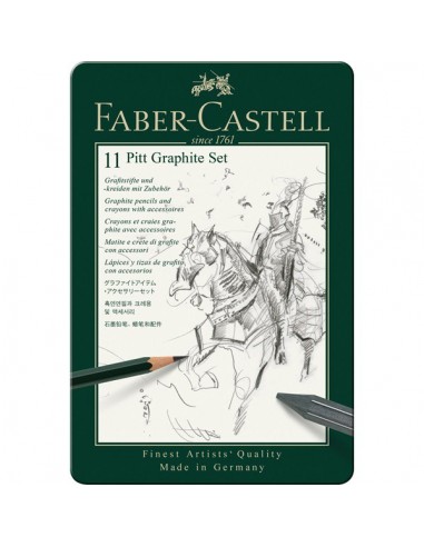 Estuche grafito PITT 11 piezas
