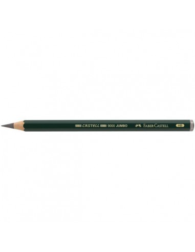 Lápiz grafito castell 9000 jumbo