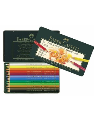 Estuche 12 color Polychromos Faber castell