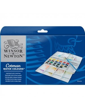 C/ 24 1/2  godets cotman de winsor&newton