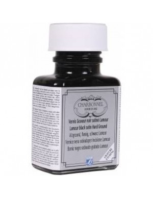Barniz para grabado 75 ml negro satinado lamour Charbonnel